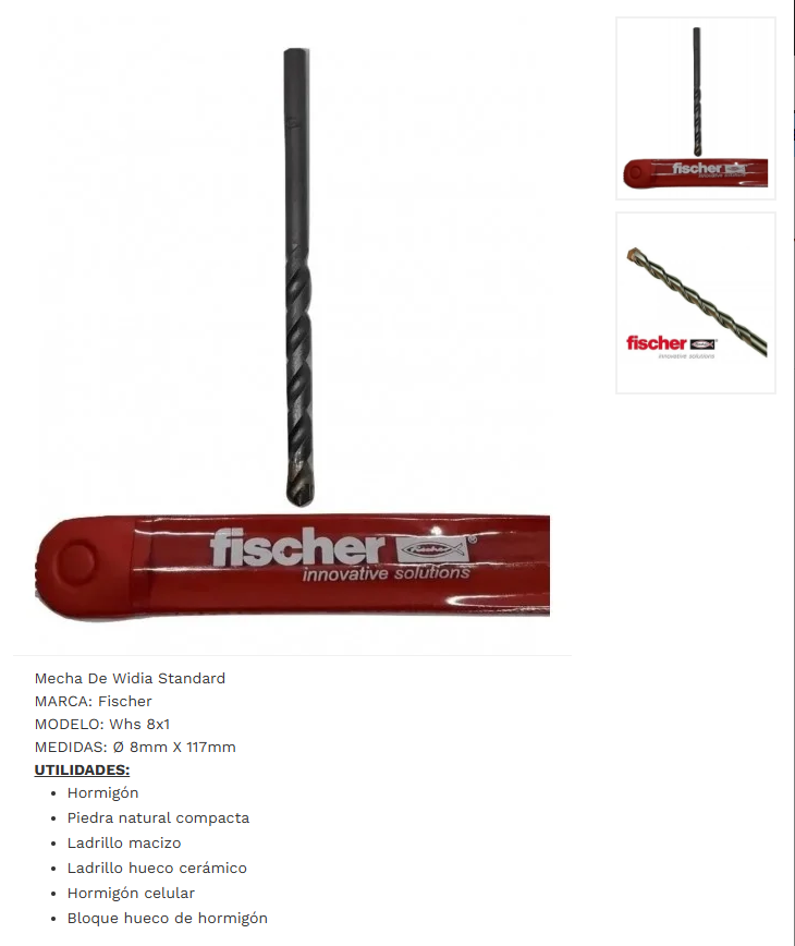 MECHA WIDIA FISCHER ST. WHS 8 14108 (copia)