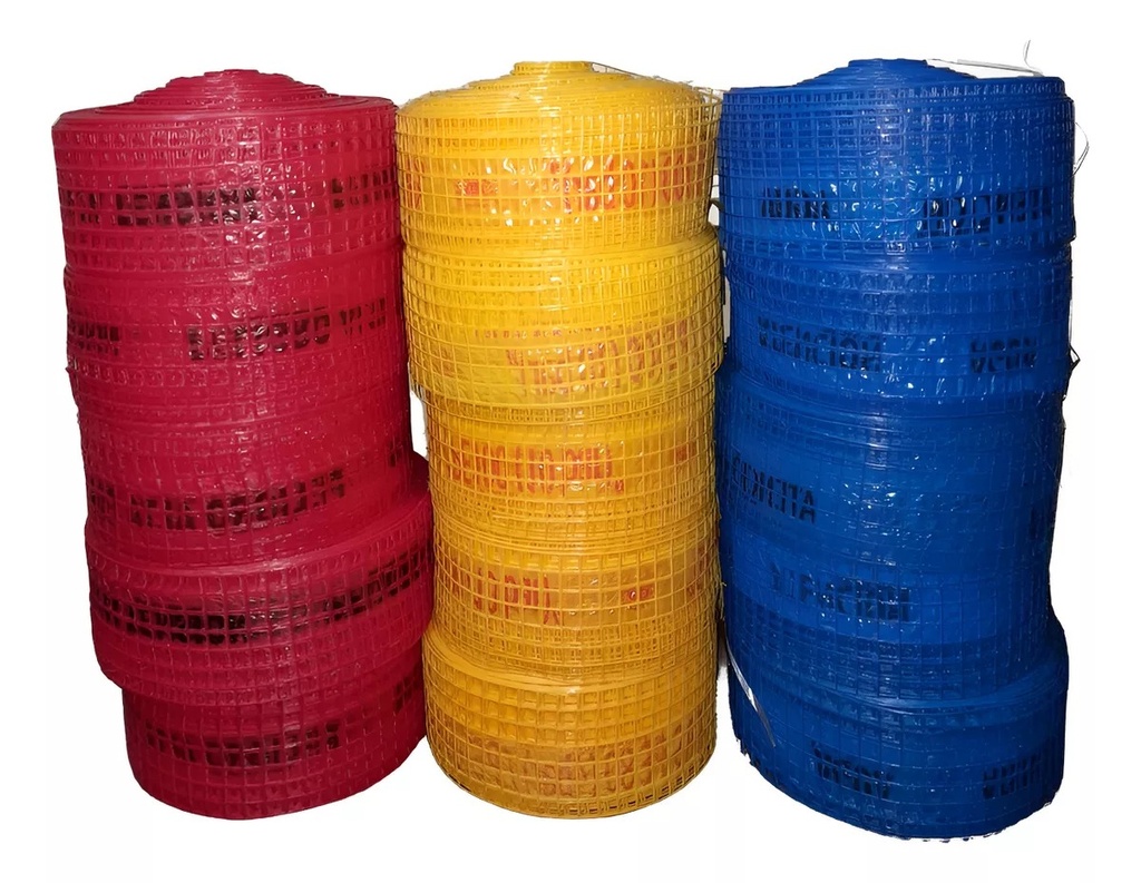 MALLA DE ADVERTENCIA SUBTERRANEA ROJA 15 CM X 100 (copia)