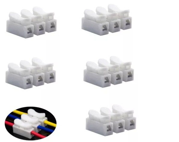 CONECTOR TERMINAL CABLES 3 PIN