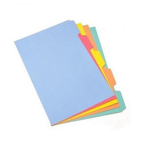 SEPARADORES A COLOR PARA CARPETAS