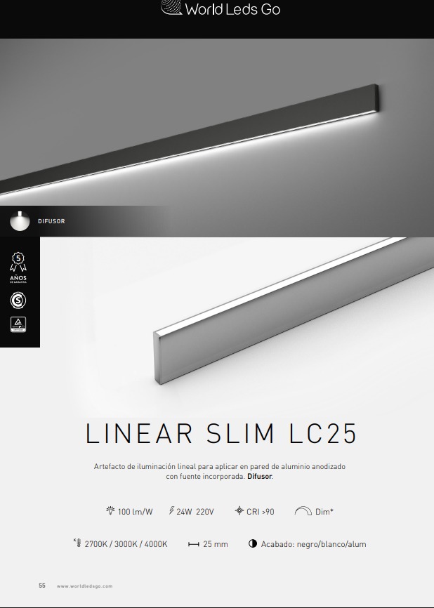 LINEAR SLIM LC25 WLG