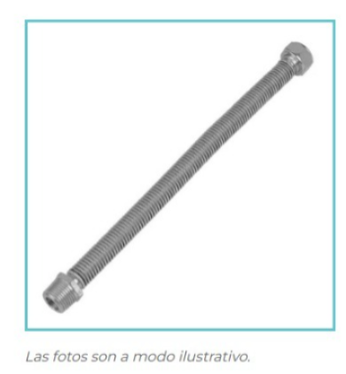 FLEXIBLE APROBADO P/GAS NATURAL 1/2"