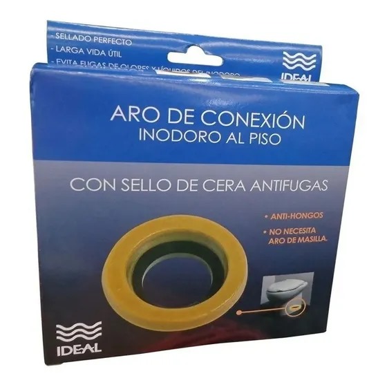 ARO DE CONEXION INODORO C/SELLO DE CERA