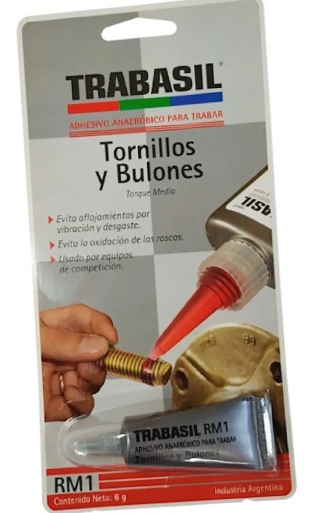 ADHESIVO PARA TORNILLO/BULONES TRABASIL