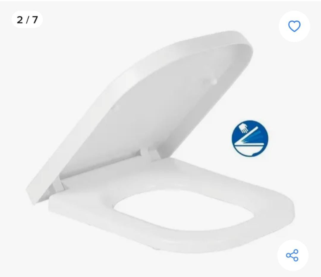 TAPA ASIENTO INODORO P /ROCA THE GAP CAIDA AMORTIGUADA