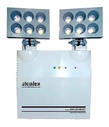 LUZ DE EMERGENCIA INDUSTRIAL 2 FAROS LED