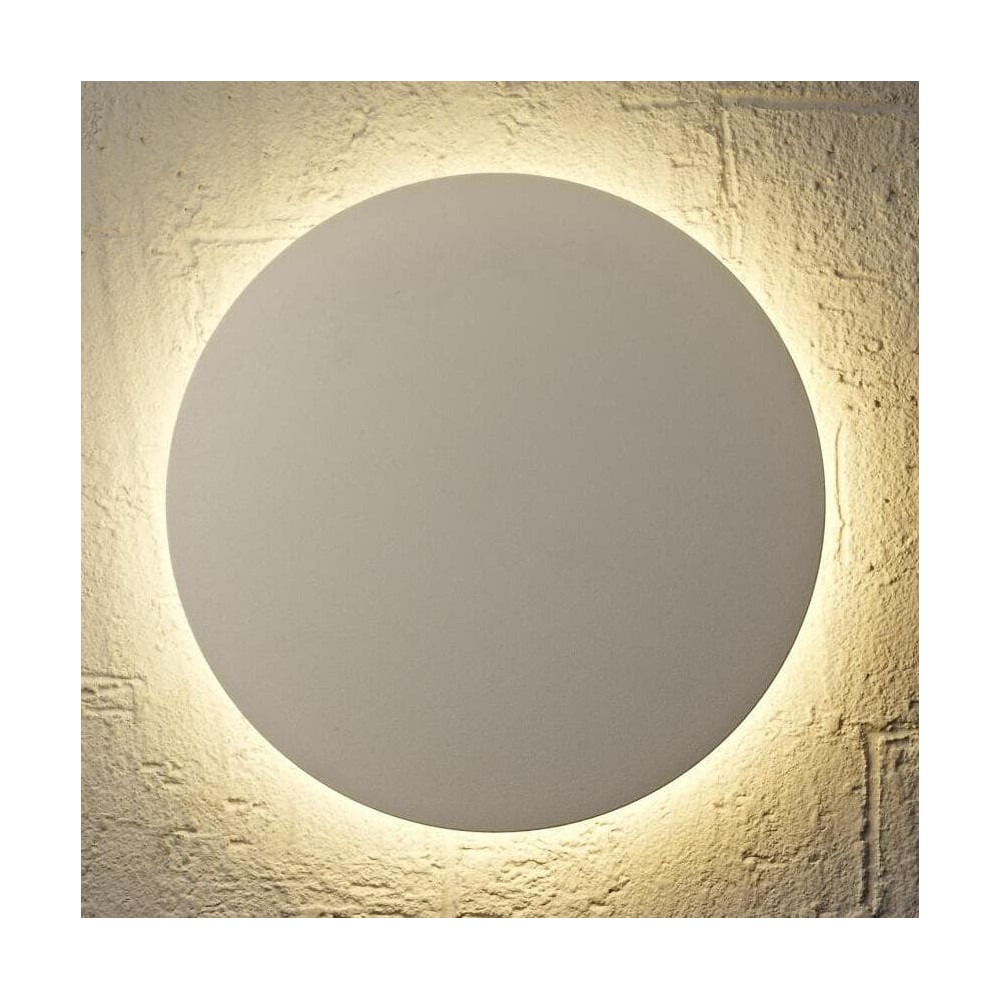 APLIQUE PARED LED IP65 EGLO 18W REDONDO BLANCO