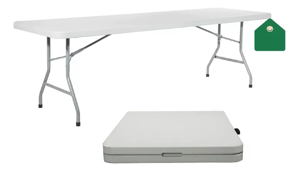 MESA PLASTICA PLEGABLE