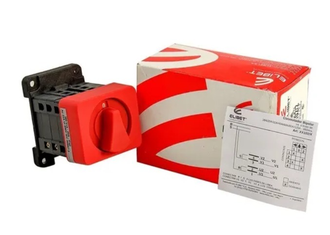 LLAVE CONMUTADOR BIPOLAR  P/RIEL Y FUENTE DIN