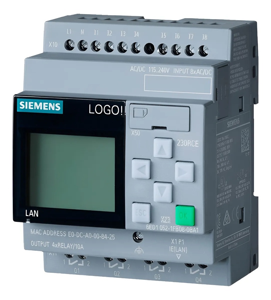 LOGO 8.3 230rce-230vca-8ed+4sr - Eth+sd+ws Siemens